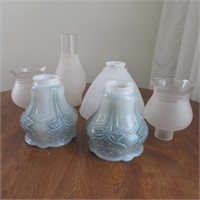 Vintage & Asst. Sconce Style Light Covers
