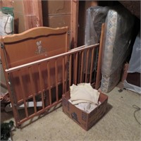 Vintage Crib and Bedding