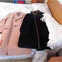 Man's Cashmere Coat & Woman's Coat Size 12