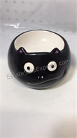 Black cat candy Dish 3 x 4 1/2”