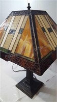 Tiffany's Paul Sahlin Stained Glass Lamp, New In