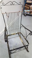 Antique Metal Rocking Chair Frame