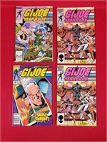 Four Vintage G.I. Joe Comic Books