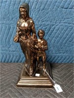 Mother & Child Tabletop Statue