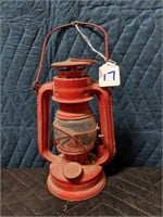 Small Red No. 202 Oil Lantern Globe Brand