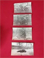Four Indian Motorcycle Photographs