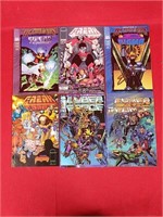 Six 1990's Image Comic Books
