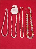Four Costume Jewelry Bracelets
