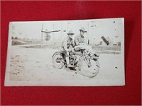 Antique World War I Era Motorcycle Photo