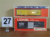 Lionel 6-9604 &6-5722 Cars