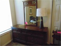 Dresser with mirror