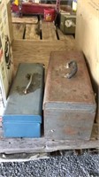(2) Metal Tool Boxes
