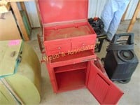 Small rolling tool chest and air bubble and small