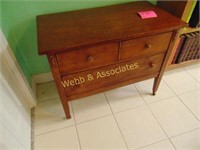 Wood washstand