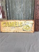 Camels cigarettes tin sign