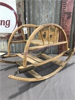 TeeterTot wood rocker/ jumping chair