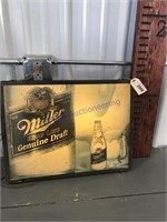 Miller High Life Genuine Draft light, works