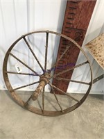 Iron wheel--approx 24" across