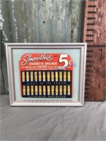 Smoothie Cigarette Holder store display in frame