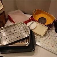 Baking & Serving Trays-Lot