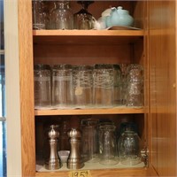 Contents of 3 Shelves-Glassware, Tea Pot, & More!