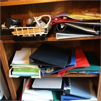 Contents of Shelves-Binders, Notebooks, & Misc