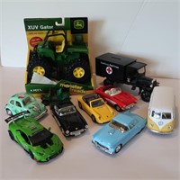 9 Die Cast Vehicles-Incl. 1 Red Cross Bank,