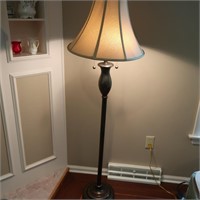 Brass Floor Lamp-Approx. 58"H