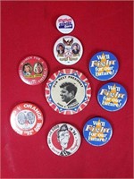Vintage Democratic Political Pins