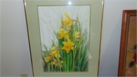 Yellow Daffodils Watercolor
