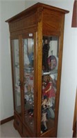 Oak Display Cabinet