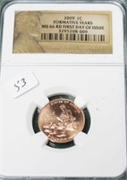 2009 FOMATIVE YEARS LINCOLN NGC MS66