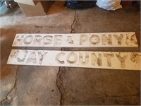 Horse and Pony JC sign