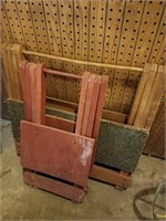 Folding chairs (wood)