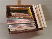 Large lot of books, Avon bottle encyclopedias and