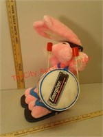 Energizer Bunny battery advertising stuffed