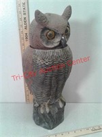 Bobblehead plastic owl deco