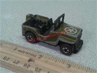 1970 Redline Hot Wheels military US Army jeep