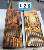 (2) Sets of Millersburg Straight Flute Reamers