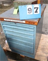Lista Parts Cabinet, 6 Drawer w/contents