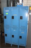(4) 6-Door Lockers, Approx. 78"T x 45"W x 18"D