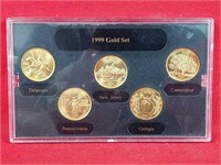 1999 Gold Quarter Set