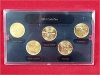 2001 Gold Quarter Set