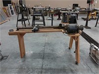 Lathe with 1/2hp electric motor