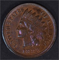 1889 INDIAN HEAD CENT  CH BU  RB