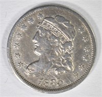 1835 CAPPED BUST HALF DIME, XF