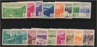CANAL ZONE #120-135 MINT VF NH