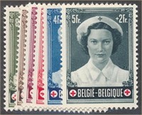 BELGIUM #B532-B537 MINT VF H