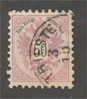 AUSTRIA #45 USED FINE-VF