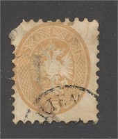 AUSTRIA LOMBARDY VENETIA #24 USED AVE-FINE